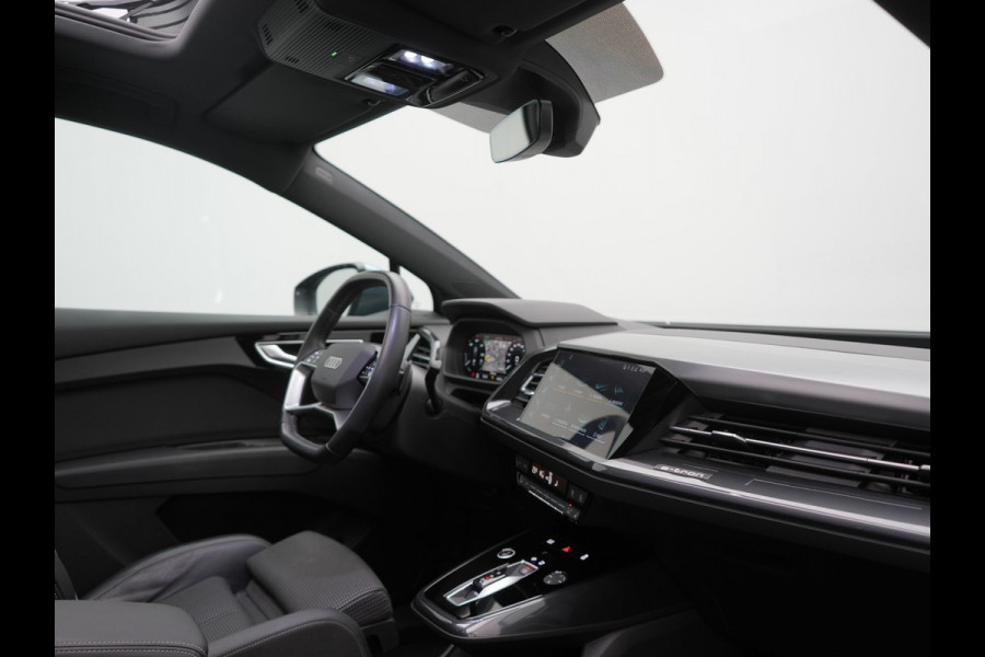 Audi Q4 e-tron 45 Quattro Edition 82 kWh 265pk Dealer O.H. | Trekhaak Af Fabriek | Panodak | S Line Interieur | Adaptive Cruise | Camera | Sportstoelen Memory & Verwarmd | Sfeerverlichting | Keyless | Navigatie | DAB |