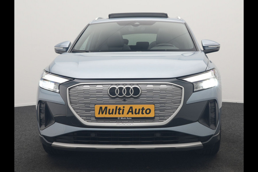 Audi Q4 e-tron 45 Quattro Edition 82 kWh 265pk Dealer O.H. | Trekhaak Af Fabriek | Panodak | S Line Interieur | Adaptive Cruise | Camera | Sportstoelen Memory & Verwarmd | Sfeerverlichting | Keyless | Navigatie | DAB |