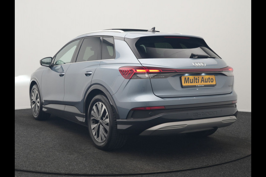 Audi Q4 e-tron 45 Quattro Edition 82 kWh 265pk Dealer O.H. | Trekhaak Af Fabriek | Panodak | S Line Interieur | Adaptive Cruise | Camera | Sportstoelen Memory & Verwarmd | Sfeerverlichting | Keyless | Navigatie | DAB |