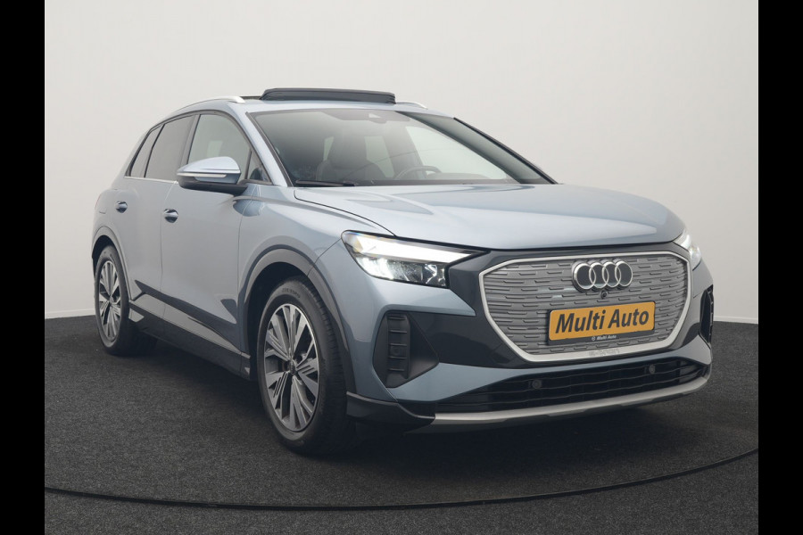Audi Q4 e-tron 45 Quattro Edition 82 kWh 265pk Dealer O.H. | Trekhaak Af Fabriek | Panodak | S Line Interieur | Adaptive Cruise | Camera | Sportstoelen Memory & Verwarmd | Sfeerverlichting | Keyless | Navigatie | DAB |