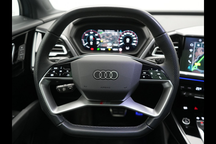 Audi Q4 e-tron 45 Quattro Edition 82 kWh 265pk Dealer O.H. | Trekhaak Af Fabriek | Panodak | S Line Interieur | Adaptive Cruise | Camera | Sportstoelen Memory & Verwarmd | Sfeerverlichting | Keyless | Navigatie | DAB |