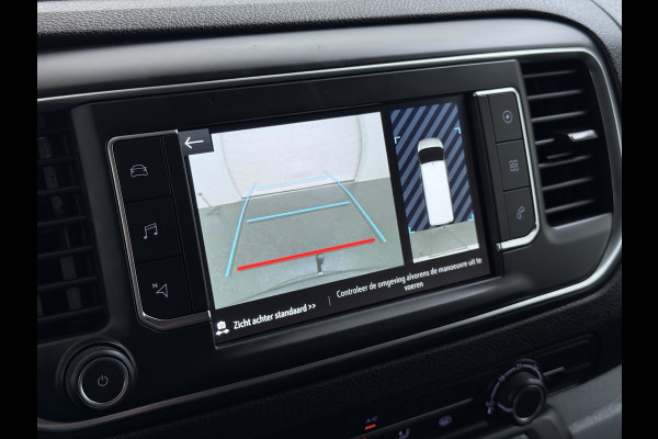 Opel Vivaro-e L2H1 75kWh Autom. 3-Persoons 360°Camera Navi Imperiaal Trekhaak Apple Carplay Android Auto Pdc Cruise Control SOH 88.5% DAB Bluetooth Betonplex Vloer Wandbetimmering Schuifdeur Regen-Lichtsensor 1.000KG Trekgewicht 1e Eigenaar Dealeronderhouden