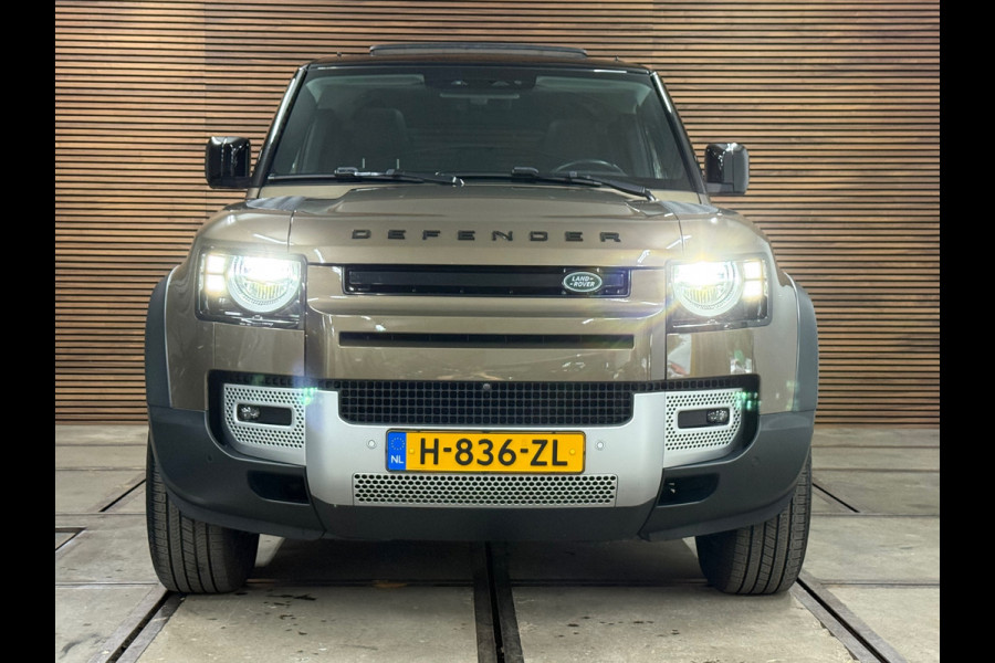 Land Rover Defender 110 2.0 D200 110 | Pano | PPF | Meridian | Trekhaak | Carplay | Geel kenteken