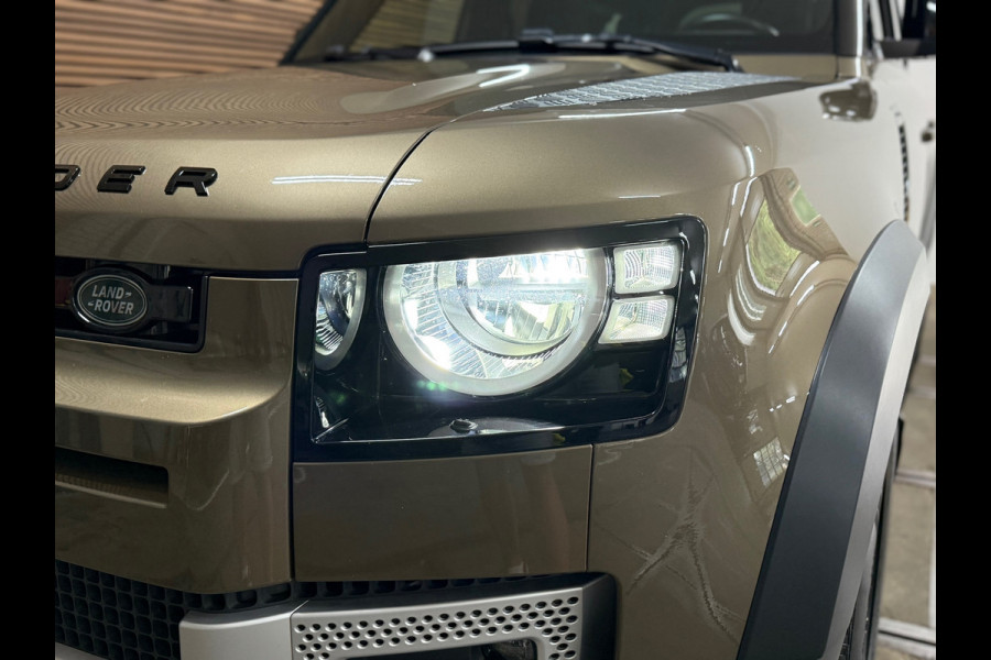 Land Rover Defender 110 2.0 D200 110 | Pano | PPF | Meridian | Trekhaak | Carplay | Geel kenteken