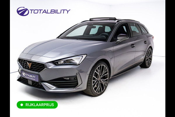 CUPRA Leon Sportstourer 1.4 e-Hybrid VZ Performance | Pano dak | Elec. klep | Stoel- & stuurverw. | Travel assist | Camera | PDC V+A | DAB, Draadloze tel. alder, Sfeerverlichting