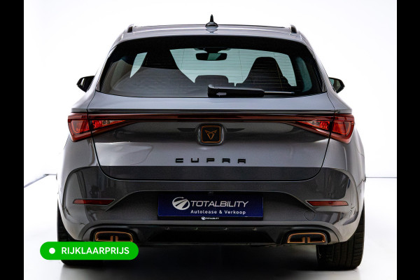 CUPRA Leon Sportstourer 1.4 e-Hybrid VZ Performance | Pano dak | Elec. klep | Stoel- & stuurverw. | Travel assist | Camera | PDC V+A | DAB, Draadloze tel. alder, Sfeerverlichting