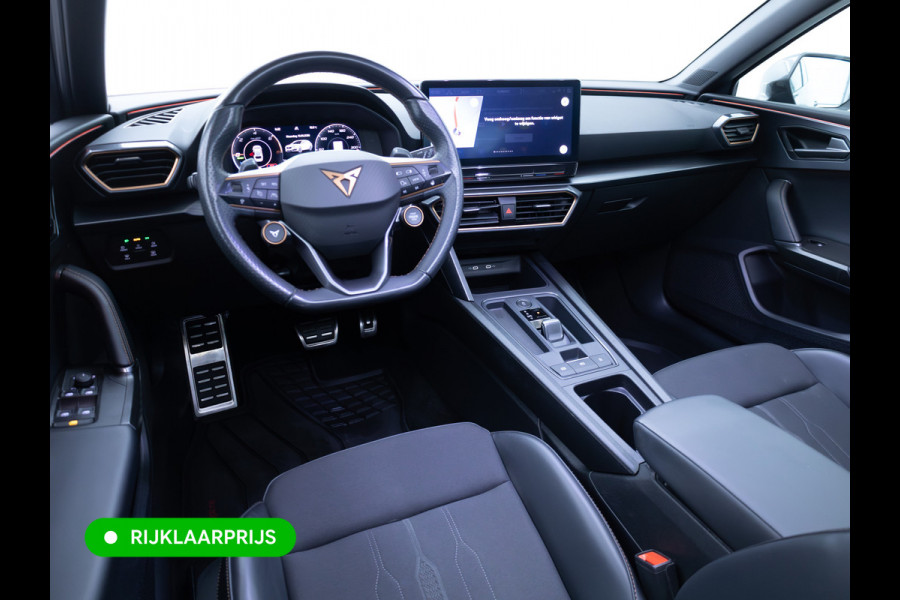 CUPRA Leon Sportstourer 1.4 e-Hybrid VZ Performance | Pano dak | Elec. klep | Stoel- & stuurverw. | Travel assist | Camera | PDC V+A | DAB, Draadloze tel. alder, Sfeerverlichting