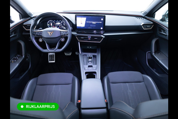 CUPRA Leon Sportstourer 1.4 e-Hybrid VZ Performance | Pano dak | Elec. klep | Stoel- & stuurverw. | Travel assist | Camera | PDC V+A | DAB, Draadloze tel. alder, Sfeerverlichting