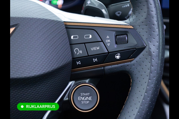 CUPRA Leon Sportstourer 1.4 e-Hybrid VZ Performance | Pano dak | Elec. klep | Stoel- & stuurverw. | Travel assist | Camera | PDC V+A | DAB, Draadloze tel. alder, Sfeerverlichting