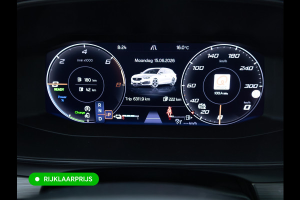 CUPRA Leon Sportstourer 1.4 e-Hybrid VZ Performance | Pano dak | Elec. klep | Stoel- & stuurverw. | Travel assist | Camera | PDC V+A | DAB, Draadloze tel. alder, Sfeerverlichting