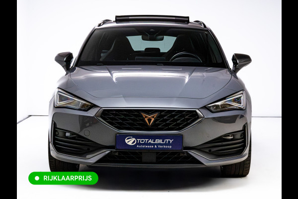 CUPRA Leon Sportstourer 1.4 e-Hybrid VZ Performance | Pano dak | Elec. klep | Stoel- & stuurverw. | Travel assist | Camera | PDC V+A | DAB, Draadloze tel. alder, Sfeerverlichting