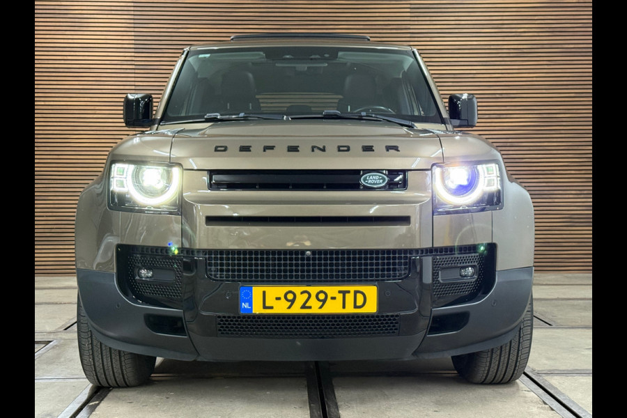 Land Rover Defender 110 2.0 D240 110 SE | Pano | Leer| Memory | Luchtvering | 360° Camera | Meridian | incl btw geel kenteken