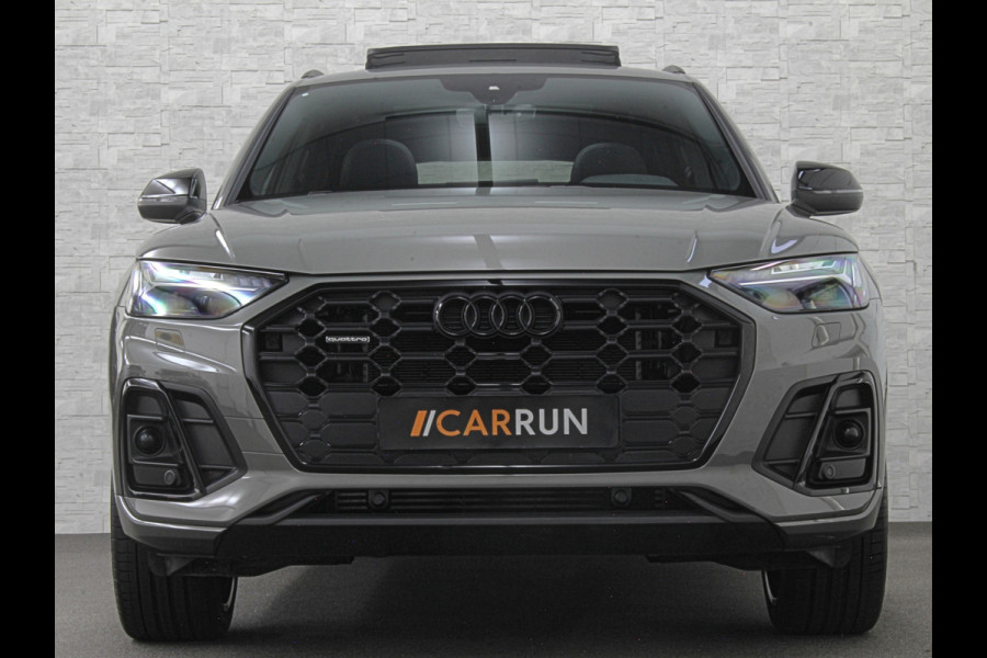 Audi Q5 55 367pk Competition RS Leder | ACC | Panorama | Lane Assist | 21" | Sfeerverlichting | Camera | Carplay | Stuurwielverwarming | Black Optic | Draadloos laden | Sportstoelen | 91000,= Nw.Pr. | 10-2024 | 23dkm! | Fabr. Garantie.