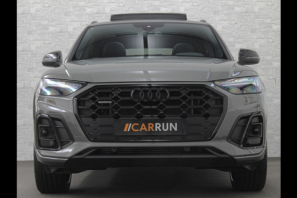 Audi Q5 55 367pk Competition RS Leder | ACC | Panorama | Lane Assist | 21" | Sfeerverlichting | Camera | Carplay | Stuurwielverwarming | Black Optic | Draadloos laden | Sportstoelen | 91000,= Nw.Pr. | 10-2024 | 23dkm! | Fabr. Garantie.