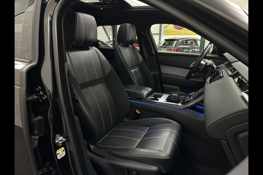 Land Rover Range Rover Velar 250 pk AWD R-Dynamic S | 360 Camera | Panorama | ACC | Leder | Meridian | Garantie | Memory | Stoelventilatie | Carbon | Black-Optic | Sfeerverlichting | NL Auto | NAP | Dealer onderhouden. Btw Auto | 32825,= ex btw | 23925,= ex btw & ex bpm.