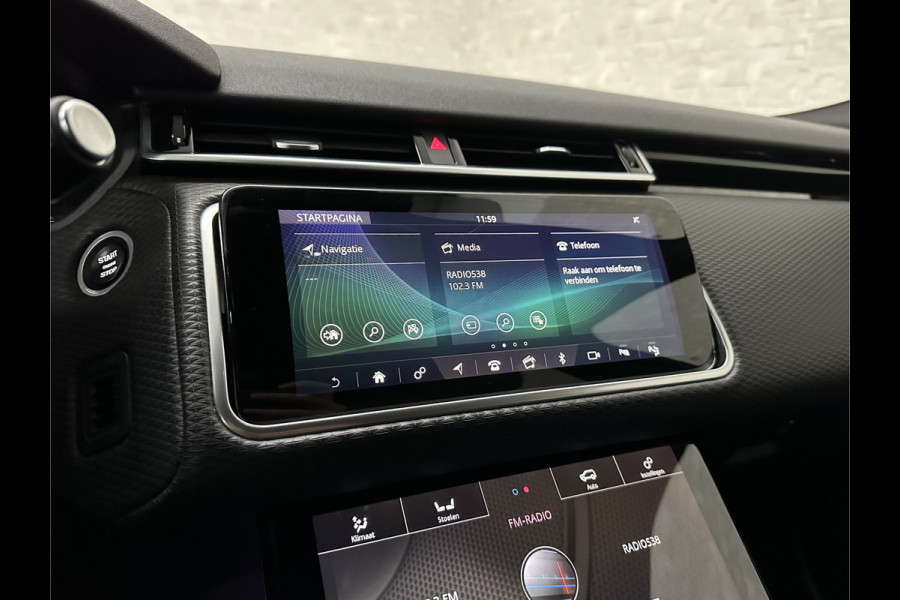Land Rover Range Rover Velar 250 pk AWD R-Dynamic S | 360 Camera | Panorama | ACC | Leder | Meridian | Garantie | Memory | Stoelventilatie | Carbon | Black-Optic | Sfeerverlichting | NL Auto | NAP | Dealer onderhouden. Btw Auto | 32825,= ex btw | 23925,= ex btw & ex bpm.
