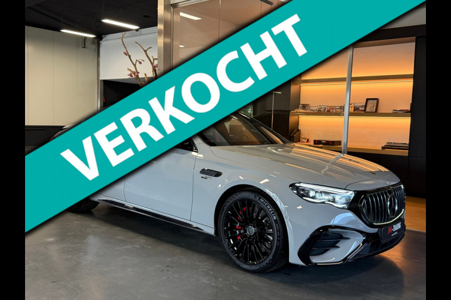Mercedes-Benz E-Klasse AMG 53 4MATIC+ Night Edition alpin grijs garantie