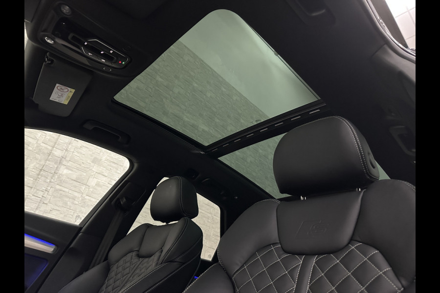 Audi Q5 55 367pk Competition RS Leder | ACC | Panorama | Lane Assist | 21" | Sfeerverlichting | Camera | Carplay | Stuurwielverwarming | Black Optic | Draadloos laden | Sportstoelen | 91000,= Nw.Pr. | 10-2024 | 23dkm! | Fabr. Garantie.