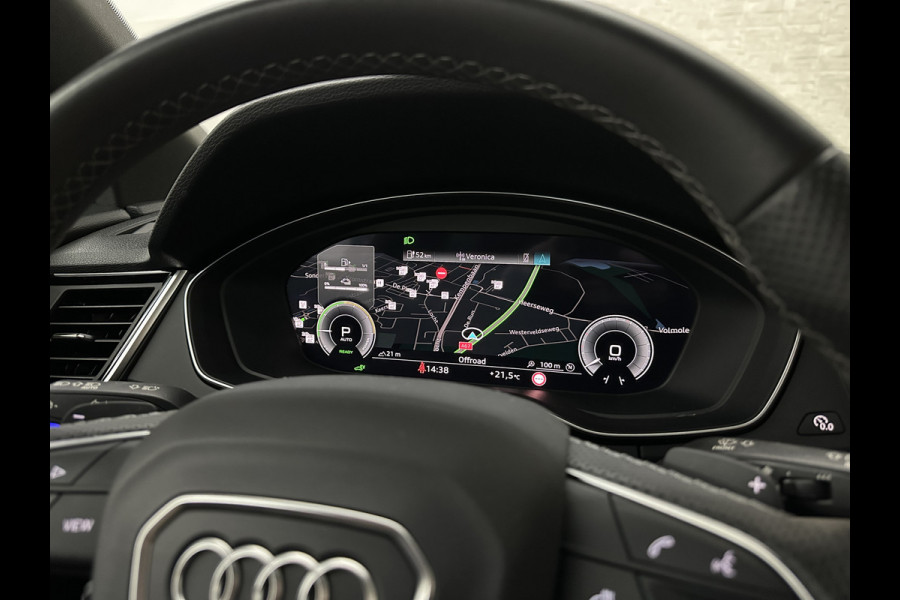 Audi Q5 55 367pk Competition RS Leder | ACC | Panorama | Lane Assist | 21" | Sfeerverlichting | Camera | Carplay | Stuurwielverwarming | Black Optic | Draadloos laden | Sportstoelen | 91000,= Nw.Pr. | 10-2024 | 23dkm! | Fabr. Garantie.