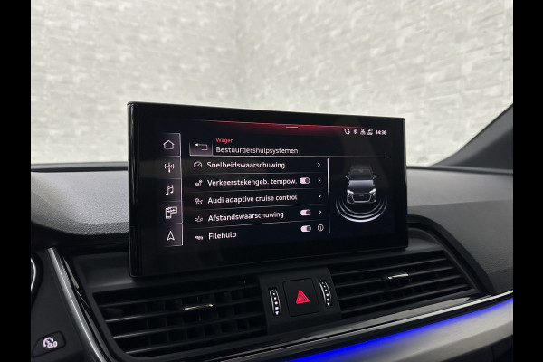 Audi Q5 55 367pk Competition RS Leder | ACC | Panorama | Lane Assist | 21" | Sfeerverlichting | Camera | Carplay | Stuurwielverwarming | Black Optic | Draadloos laden | Sportstoelen | 91000,= Nw.Pr. | 10-2024 | 23dkm! | Fabr. Garantie.