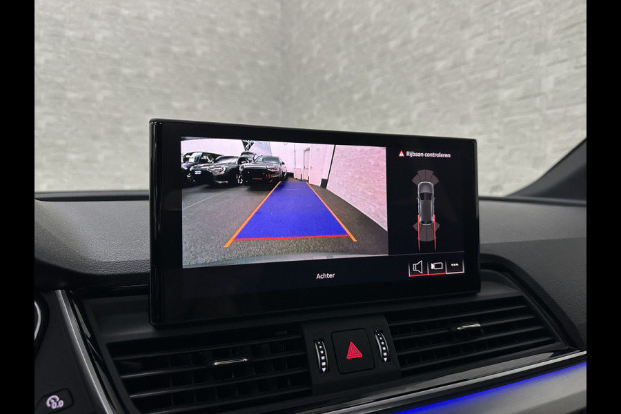 Audi Q5 55 367pk Competition RS Leder | ACC | Panorama | Lane Assist | 21" | Sfeerverlichting | Camera | Carplay | Stuurwielverwarming | Black Optic | Draadloos laden | Sportstoelen | 91000,= Nw.Pr. | 10-2024 | 23dkm! | Fabr. Garantie.