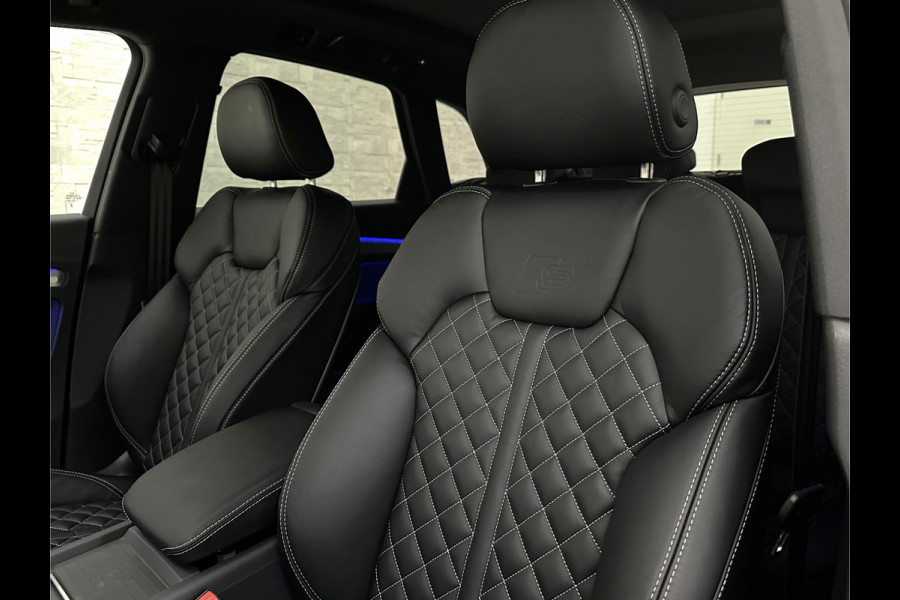 Audi Q5 55 367pk Competition RS Leder | ACC | Panorama | Lane Assist | 21" | Sfeerverlichting | Camera | Carplay | Stuurwielverwarming | Black Optic | Draadloos laden | Sportstoelen | 91000,= Nw.Pr. | 10-2024 | 23dkm! | Fabr. Garantie.