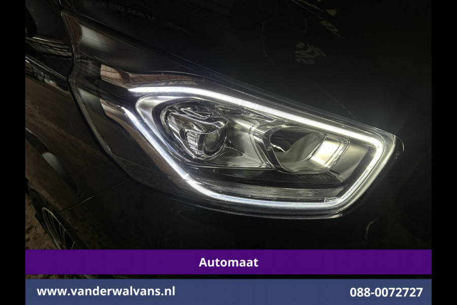 Ford Transit Custom 2.0 TDCI 131pk Automaat L2H1 Euro6 Airco | LED | Apple Carplay | Cruisecontrol Android Auto, Verwarmde Voorruit, Parkeersensoren, Bijrijdersbank