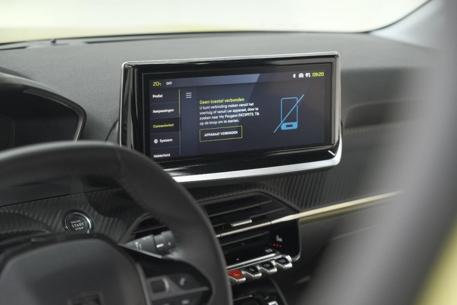 Peugeot e-208 EV Allure 50 kWh | 97,3% SOH | 11 KW Laadfunctie | Adaptieve Cruise Control |  Parkeersensoren | Apple Carplay