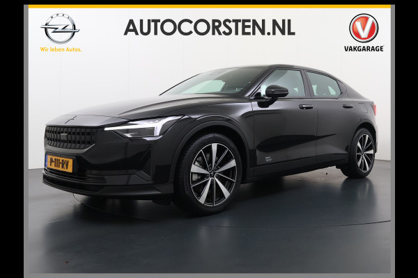 Polestar 2 Long Range Single Motor 78kWh SOH 91,8% Navi Elek.Stoelen+Verwarmd+Memory Elek.Achterklep Camera Apple Carplay Android Auto Pdc Keyless Lmv Led Isofix Cruise Control DAB Rijstrooksensor WiFi Uitwijk assistent 1e Eigenaar Origineel Nederlandse Auto