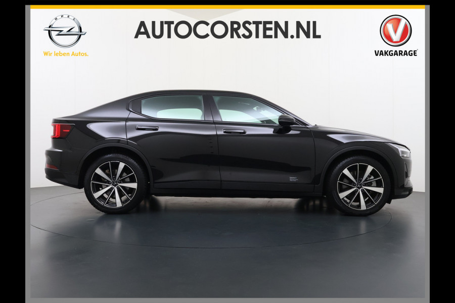 Polestar 2 Long Range Single Motor 78kWh SOH 91,8% Navi Elek.Stoelen+Verwarmd+Memory Elek.Achterklep Camera Apple Carplay Android Auto Pdc Keyless Lmv Led Isofix Cruise Control DAB Rijstrooksensor WiFi Uitwijk assistent 1e Eigenaar Origineel Nederlandse Auto
