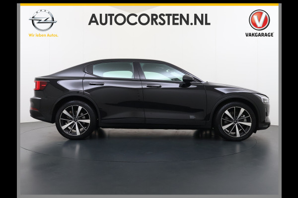 Polestar 2 Long Range Single Motor 78kWh SOH 91,8% Navi Elek.Stoelen+Verwarmd+Memory Elek.Achterklep Camera Apple Carplay Android Auto Pdc Keyless Lmv Led Isofix Cruise Control DAB Rijstrooksensor WiFi Uitwijk assistent 1e Eigenaar Origineel Nederlandse Auto