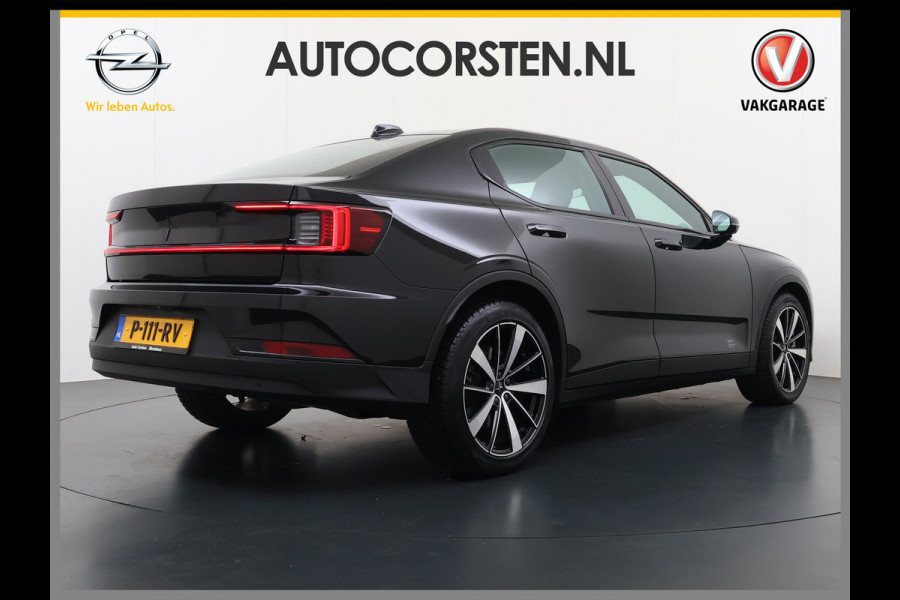 Polestar 2 Long Range Single Motor 78kWh SOH 91,8% Navi Elek.Stoelen+Verwarmd+Memory Elek.Achterklep Camera Apple Carplay Android Auto Pdc Keyless Lmv Led Isofix Cruise Control DAB Rijstrooksensor WiFi Uitwijk assistent 1e Eigenaar Origineel Nederlandse Auto