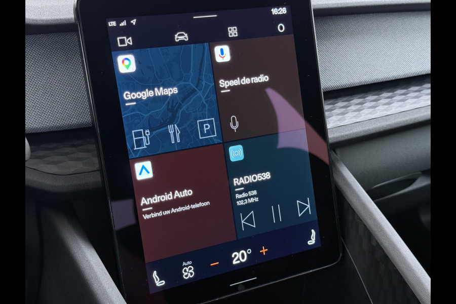 Polestar 2 Long Range Single Motor 78kWh SOH 91,8% Navi Elek.Stoelen+Verwarmd+Memory Elek.Achterklep Camera Apple Carplay Android Auto Pdc Keyless Lmv Led Isofix Cruise Control DAB Rijstrooksensor WiFi Uitwijk assistent 1e Eigenaar Origineel Nederlandse Auto