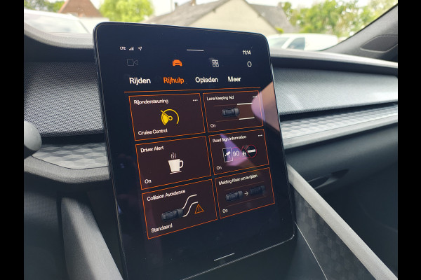 Polestar 2 Long Range Single Motor 78kWh SOH 91,8% Navi Elek.Stoelen+Verwarmd+Memory Elek.Achterklep Camera Apple Carplay Android Auto Pdc Keyless Lmv Led Isofix Cruise Control DAB Rijstrooksensor WiFi Uitwijk assistent 1e Eigenaar Origineel Nederlandse Auto