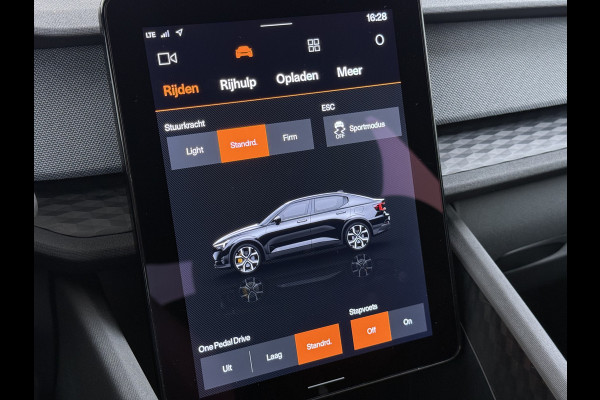 Polestar 2 Long Range Single Motor 78kWh SOH 91,8% Navi Elek.Stoelen+Verwarmd+Memory Elek.Achterklep Camera Apple Carplay Android Auto Pdc Keyless Lmv Led Isofix Cruise Control DAB Rijstrooksensor WiFi Uitwijk assistent 1e Eigenaar Origineel Nederlandse Auto