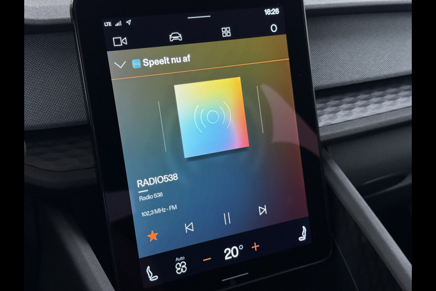 Polestar 2 Long Range Single Motor 78kWh SOH 91,8% Navi Elek.Stoelen+Verwarmd+Memory Elek.Achterklep Camera Apple Carplay Android Auto Pdc Keyless Lmv Led Isofix Cruise Control DAB Rijstrooksensor WiFi Uitwijk assistent 1e Eigenaar Origineel Nederlandse Auto