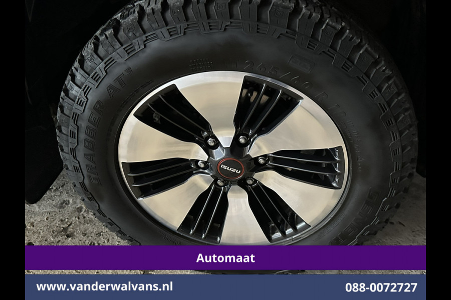 Isuzu D-max 1.9 Extended 164pk Automaat 3500kg Trekhaak Euro6 Airco | Camera | Sidebars | Leer | Apple Carplay Lichtmetalen Velgen, Adaptive Cruisecontrol, Android Auto, Parkeersensoren, stoelverwarming