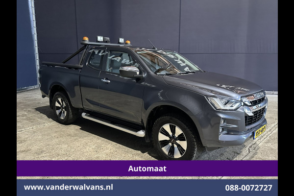 Isuzu D-max 1.9 Extended 164pk Automaat 3500kg Trekhaak Euro6 Airco | Camera | Sidebars | Leer | Apple Carplay Lichtmetalen Velgen, Adaptive Cruisecontrol, Android Auto, Parkeersensoren, stoelverwarming