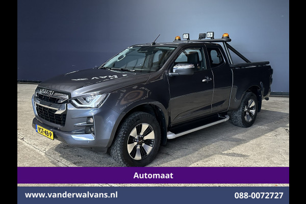 Isuzu D-max 1.9 Extended 164pk Automaat 3500kg Trekhaak Euro6 Airco | Camera | Sidebars | Leer | Apple Carplay Lichtmetalen Velgen, Adaptive Cruisecontrol, Android Auto, Parkeersensoren, stoelverwarming