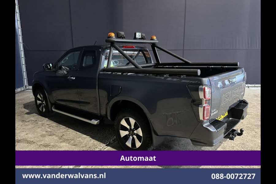 Isuzu D-max 1.9 Extended 164pk Automaat 3500kg Trekhaak Euro6 Airco | Camera | Sidebars | Leer | Apple Carplay Lichtmetalen Velgen, Adaptive Cruisecontrol, Android Auto, Parkeersensoren, stoelverwarming