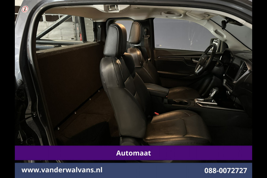 Isuzu D-max 1.9 Extended 164pk Automaat 3500kg Trekhaak Euro6 Airco | Camera | Sidebars | Leer | Apple Carplay Lichtmetalen Velgen, Adaptive Cruisecontrol, Android Auto, Parkeersensoren, stoelverwarming
