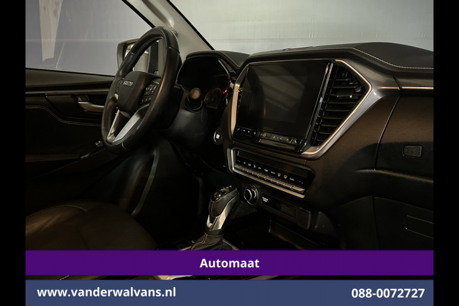 Isuzu D-max 1.9 Extended 164pk Automaat 3500kg Trekhaak Euro6 Airco | Camera | Sidebars | Leer | Apple Carplay Lichtmetalen Velgen, Adaptive Cruisecontrol, Android Auto, Parkeersensoren, stoelverwarming
