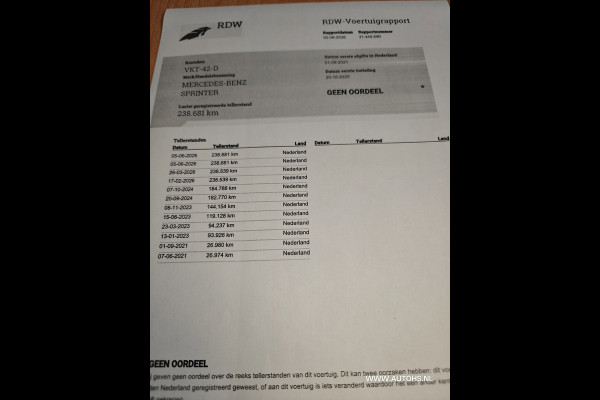Mercedes-Benz Sprinter 314 2.2 CDI L2H2 , EURO 6 , 142PK , Apk juni 2027 , camera , Nette bus.