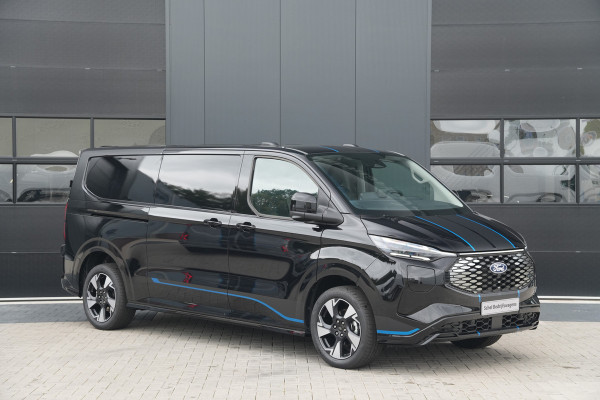 Ford E-Transit Custom 340 L2H1 Sport 71 kWh 218pk - 2x Schuif - ACC - B&O - Navi - Stoel/Stuurverwarming - 360 Camera - Blindspot - Rijklaar