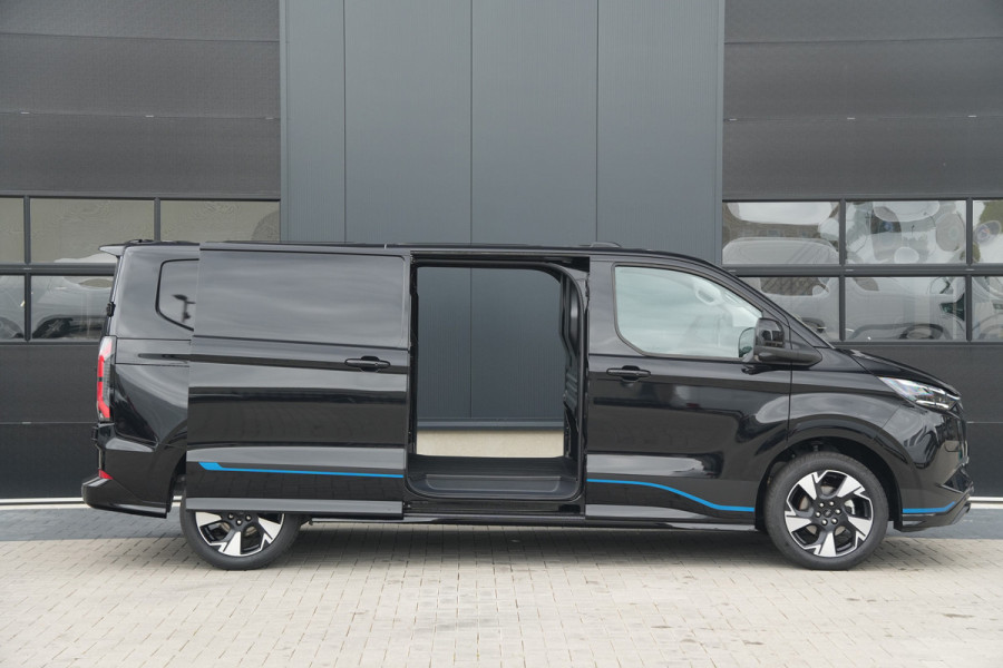 Ford E-Transit Custom 340 L2H1 Sport 71 kWh 218pk - 2x Schuif - ACC - B&O - Navi - Stoel/Stuurverwarming - 360 Camera - Blindspot - Rijklaar