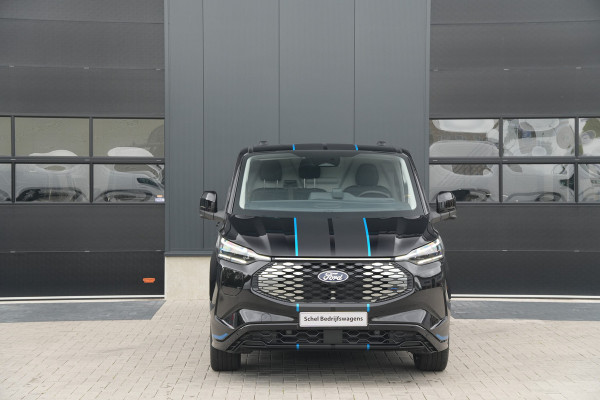 Ford E-Transit Custom 340 L2H1 Sport 71 kWh 218pk - 2x Schuif - ACC - B&O - Navi - Stoel/Stuurverwarming - 360 Camera - Blindspot - Rijklaar