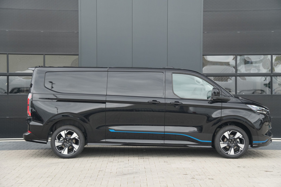 Ford E-Transit Custom 340 L2H1 Sport 71 kWh 218pk - 2x Schuif - ACC - B&O - Navi - Stoel/Stuurverwarming - 360 Camera - Blindspot - Rijklaar