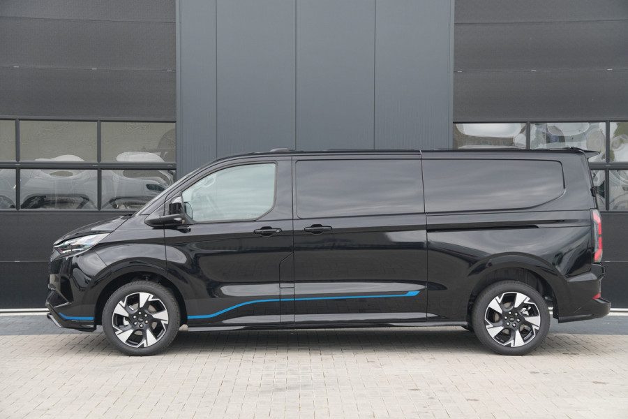 Ford E-Transit Custom 340 L2H1 Sport 71 kWh 218pk - 2x Schuif - ACC - B&O - Navi - Stoel/Stuurverwarming - 360 Camera - Blindspot - Rijklaar
