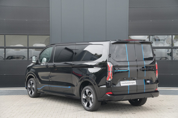 Ford E-Transit Custom 340 L2H1 Sport 71 kWh 218pk - 2x Schuif - ACC - B&O - Navi - Stoel/Stuurverwarming - 360 Camera - Blindspot - Rijklaar