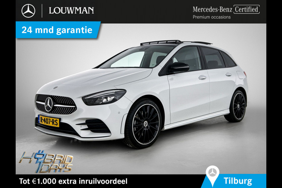 Mercedes-Benz B-Klasse 250 e AMG Plug-In Hybride AMG Line | Panoramadak | Multispaaks velgen | Memory Pakket | Trekhaak Inclusief 24 maanden MB Certified garantie voor Europa.